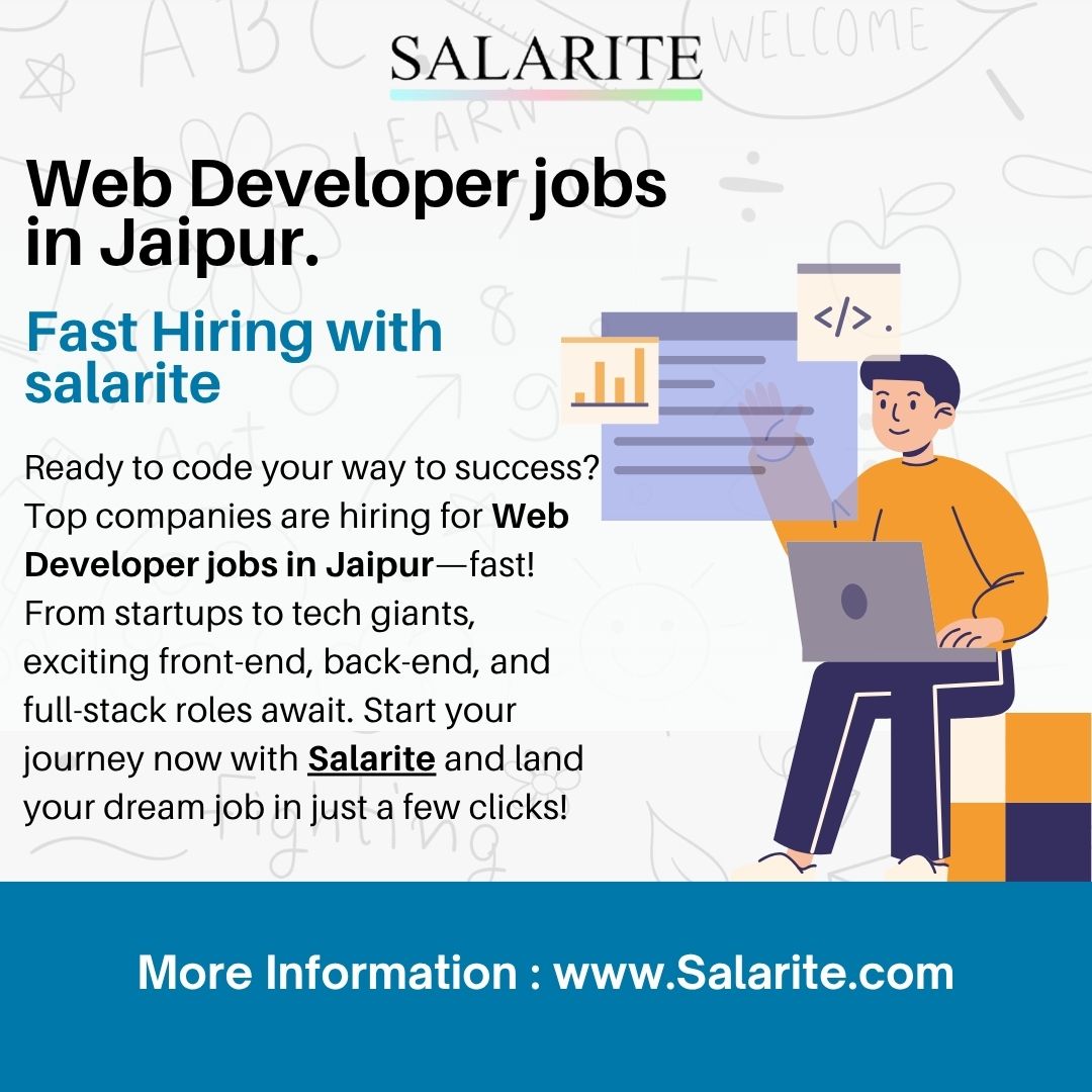 Web Developer jobs in Jaipur – Fast Hiring with salarite